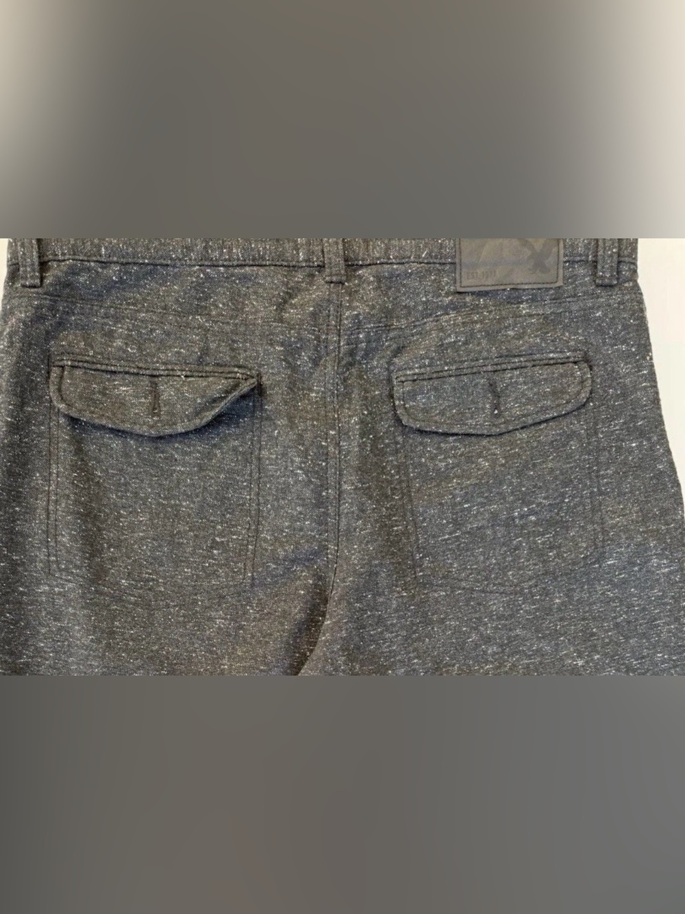 NWT American Eagle Speckled Slim Straight Pants Minimalist Streetwear 36x32 - Picture 14 of 16